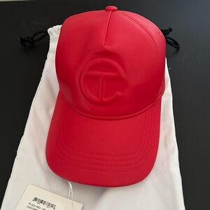 BRAND NEW RED TELFAR HAT